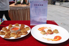 美食工做室展位被围得风雨不透